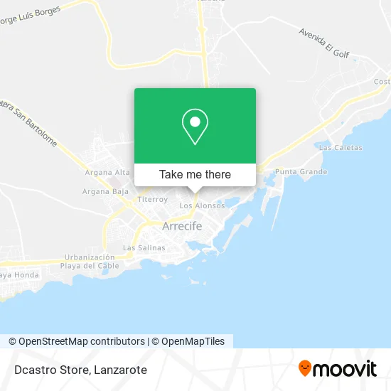 Dcastro Store map