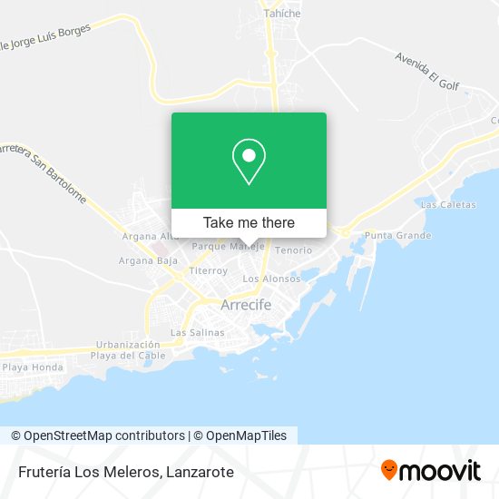 Frutería Los Meleros map