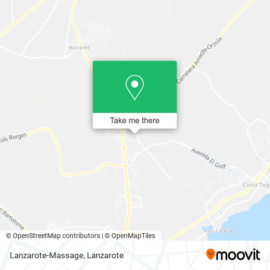 Lanzarote-Massage map