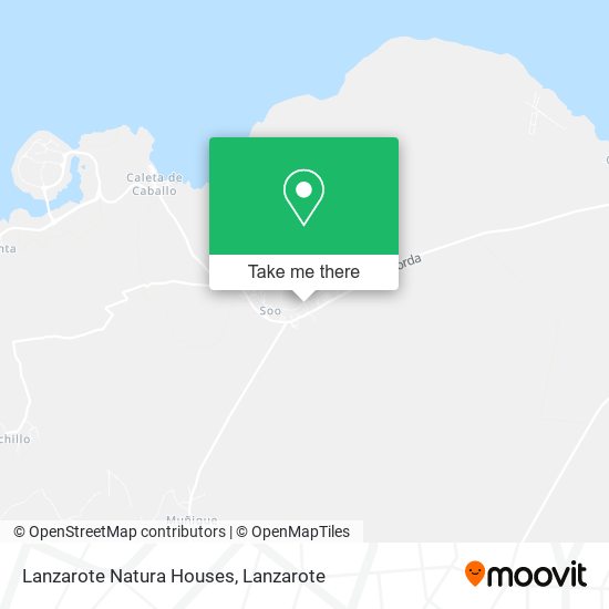 Lanzarote Natura Houses map