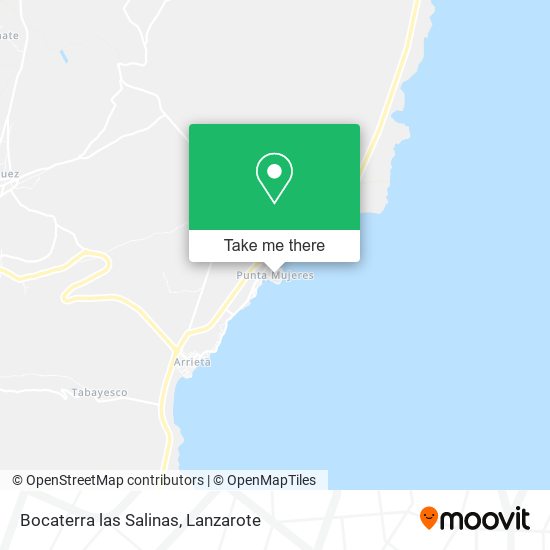 Bocaterra las Salinas map