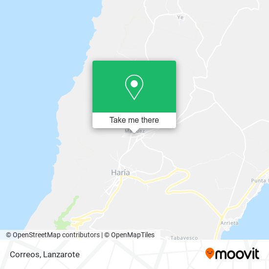 Correos map