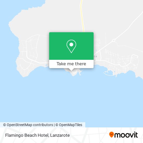 mapa Flamingo Beach Hotel