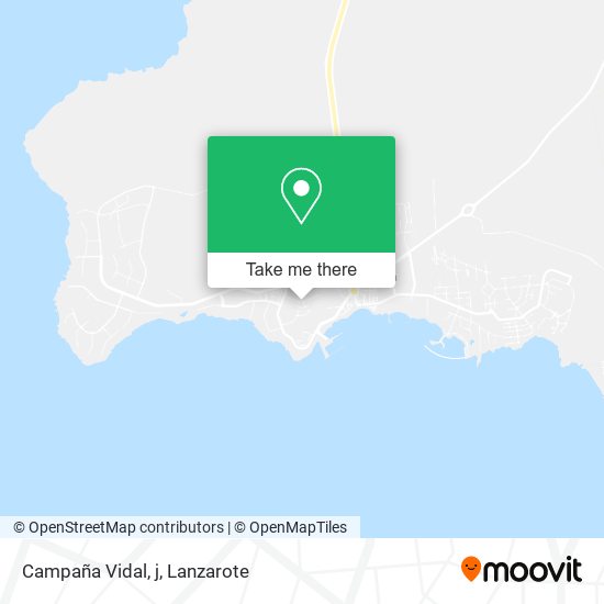 Campaña Vidal, j map