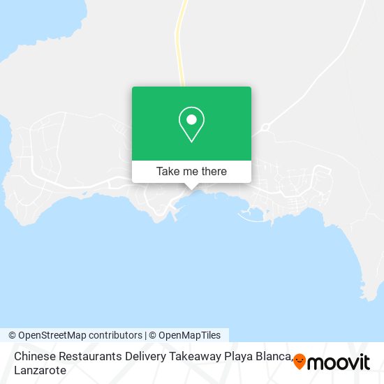 Chinese Restaurants Delivery Takeaway Playa Blanca map