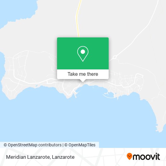 Meridian Lanzarote map