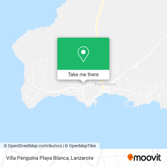 Villa Penguina Playa Blanca map