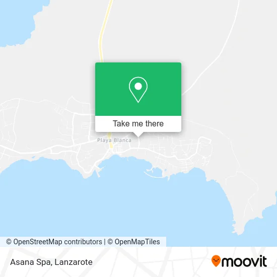 Asana Spa map