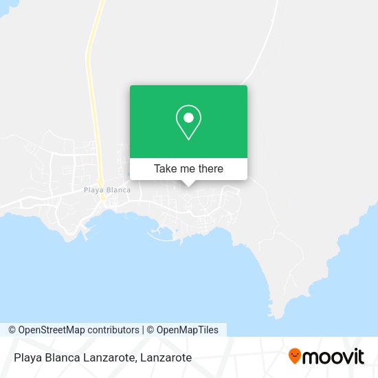 Playa Blanca Lanzarote map