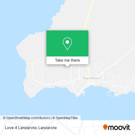 Love 4 Lanzarote map