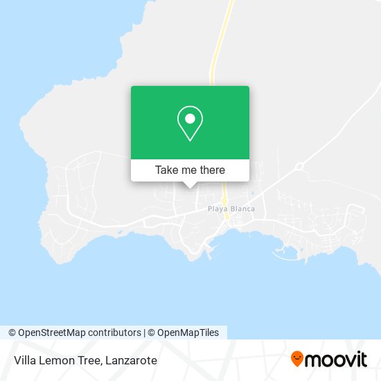Villa Lemon Tree map