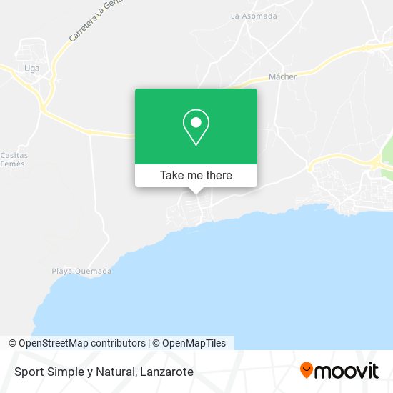 Sport Simple y Natural map