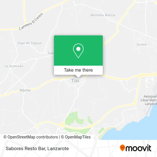 Sabores Resto Bar map