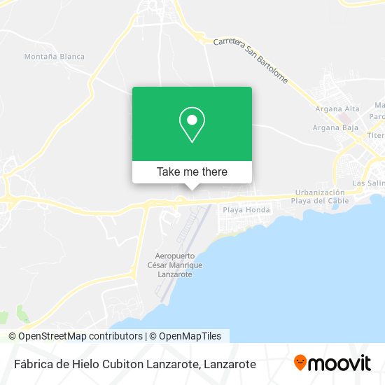 Fábrica de Hielo Cubiton Lanzarote map