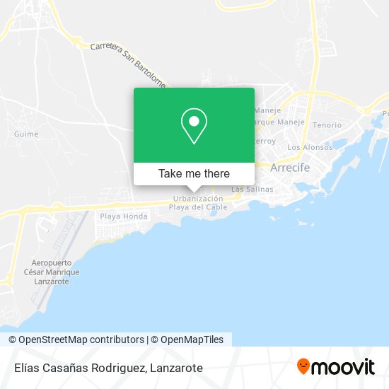 Elías Casañas Rodriguez map