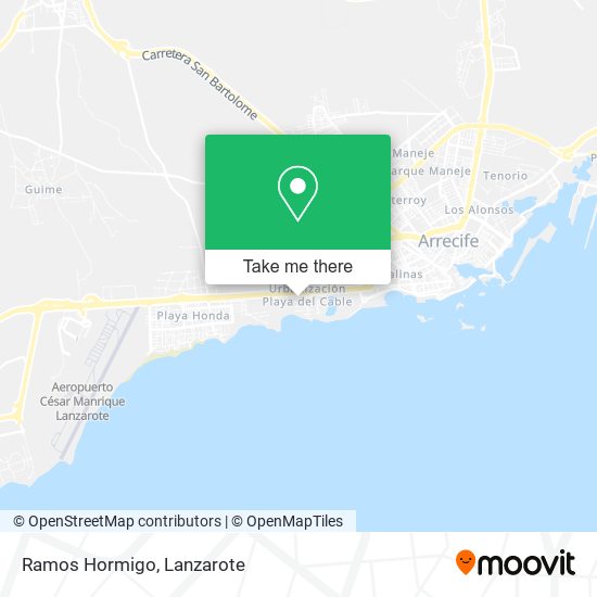 Ramos Hormigo map