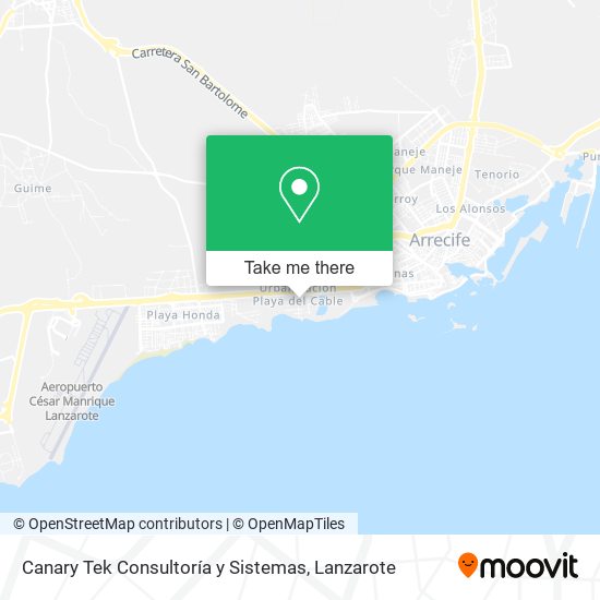 Canary Tek Consultoría y Sistemas map