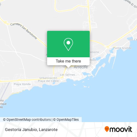 Gestoría Janubio map