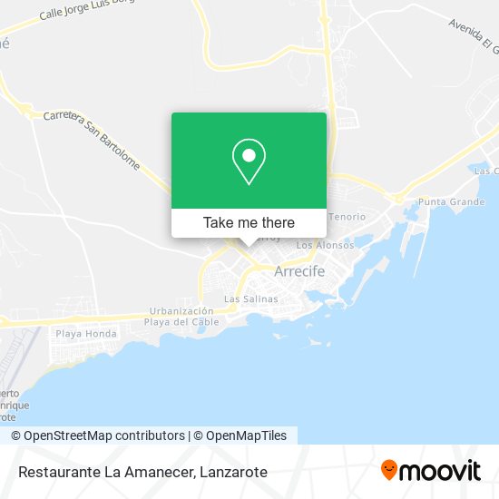 Restaurante La Amanecer map