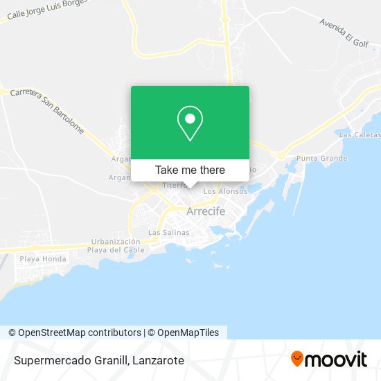 Supermercado Granill map