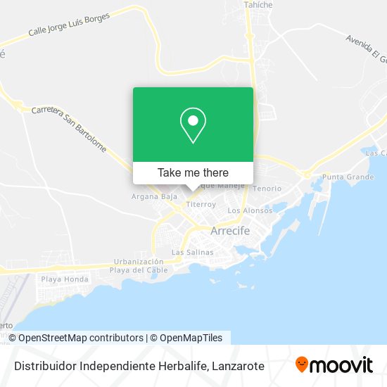 Distribuidor Independiente Herbalife map