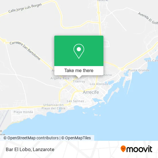 Bar El Lobo map
