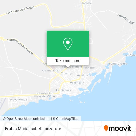 Frutas María Isabel map
