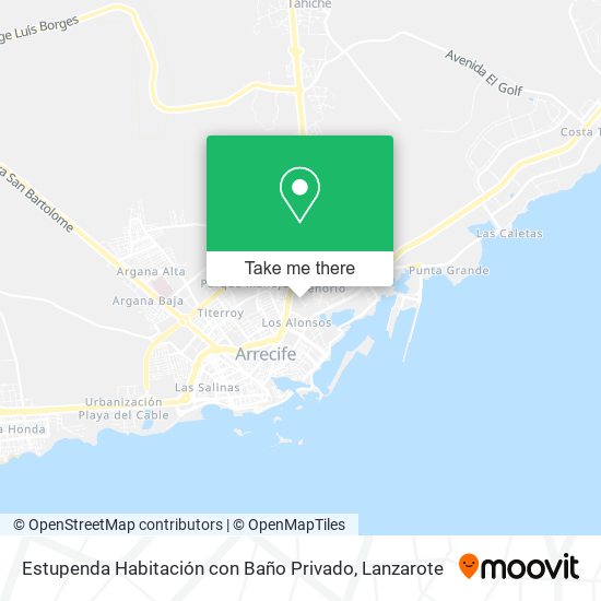 Estupenda Habitación con Baño Privado map