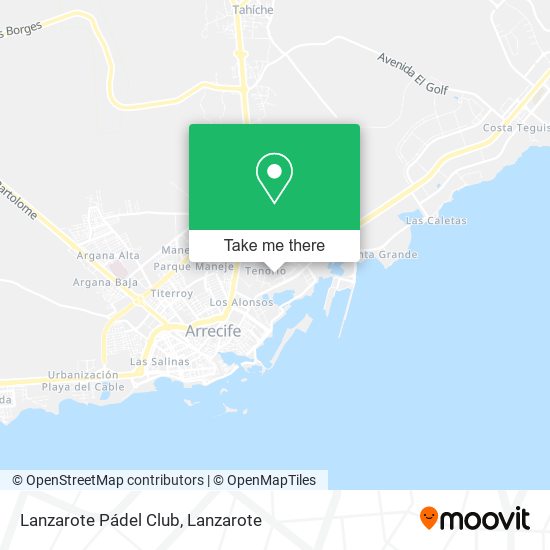 Lanzarote Pádel Club map