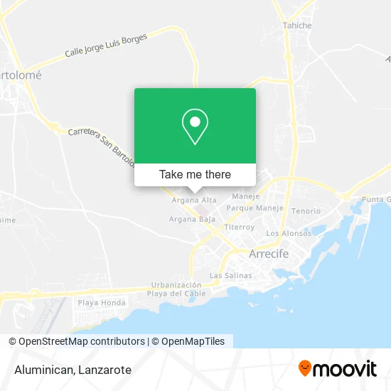 Aluminican map