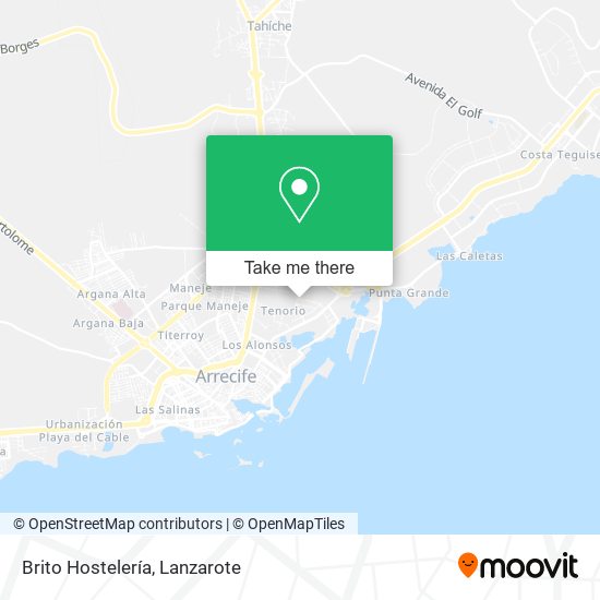 Brito Hostelería map