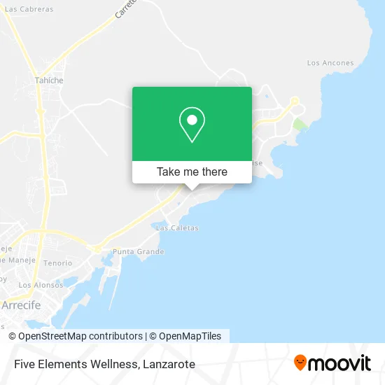 Five Elements Wellness map