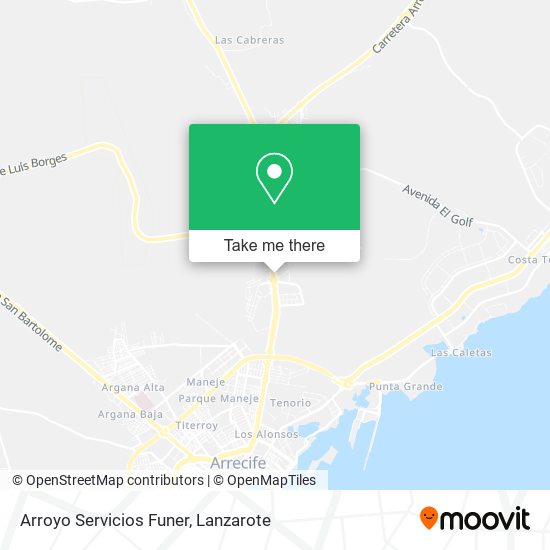 Arroyo Servicios Funer map
