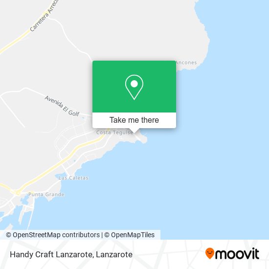 Handy Craft Lanzarote map