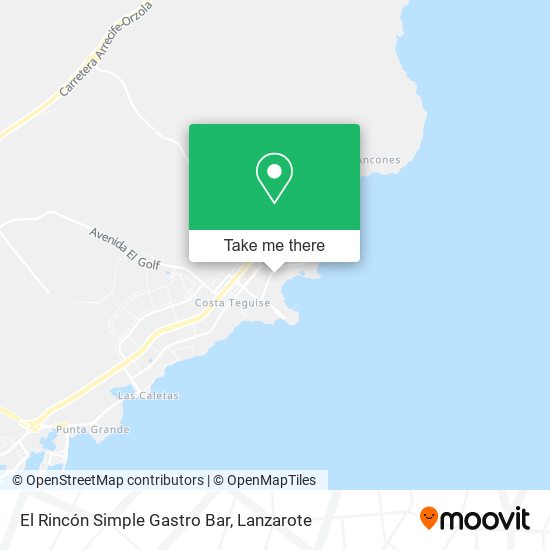 El Rincón Simple Gastro Bar map
