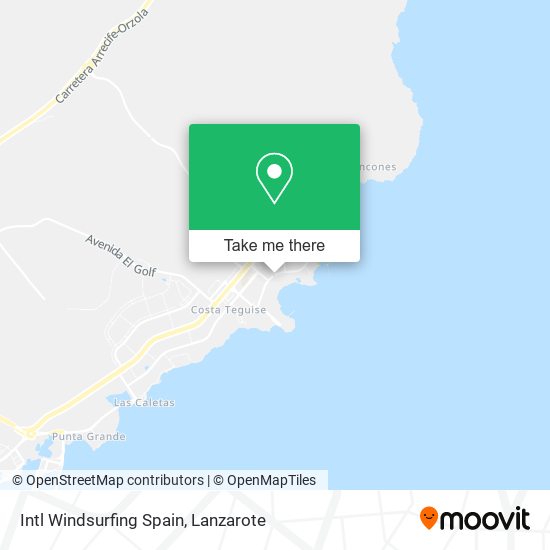Intl Windsurfing Spain map