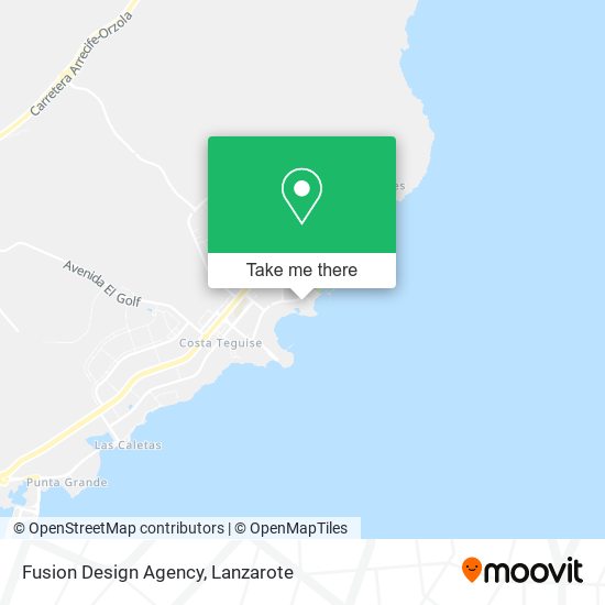 Fusion Design Agency map