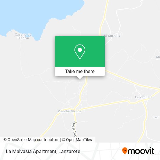 La Malvasía Apartment map