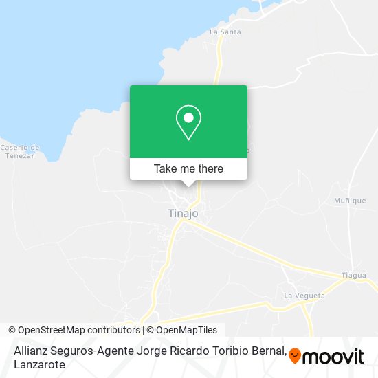 Allianz Seguros-Agente Jorge Ricardo Toribio Bernal map
