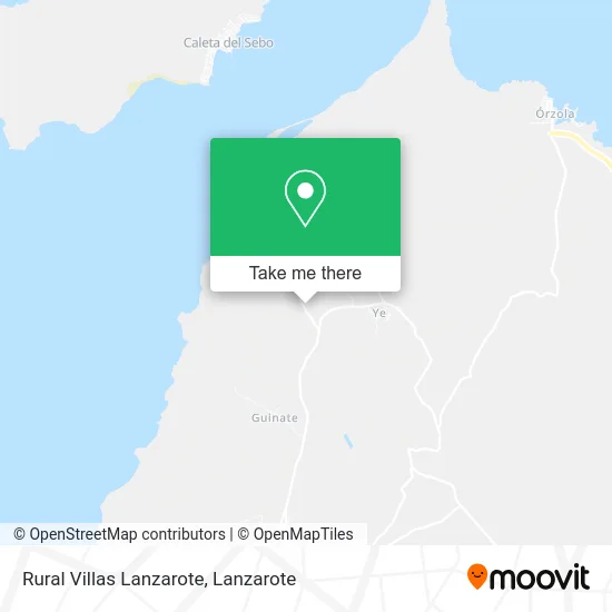 Rural Villas Lanzarote map