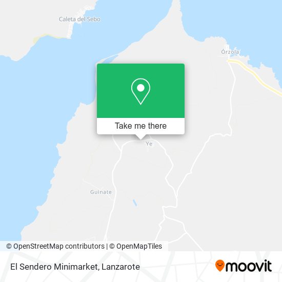 El Sendero Minimarket map