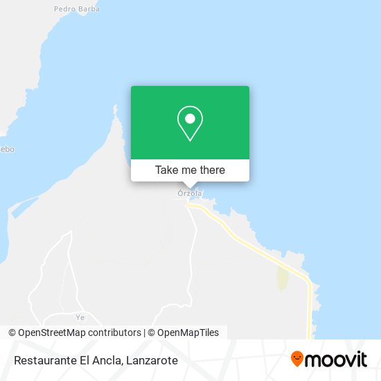 Restaurante El Ancla map