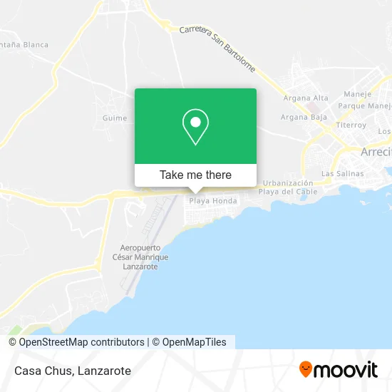 Casa Chus map