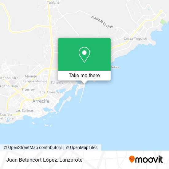 Juan Betancort López map