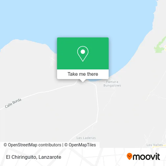 El Chiringuito map