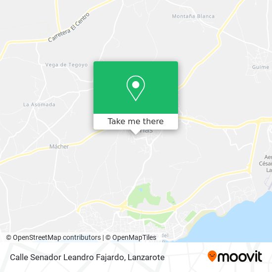 Calle Senador Leandro Fajardo map
