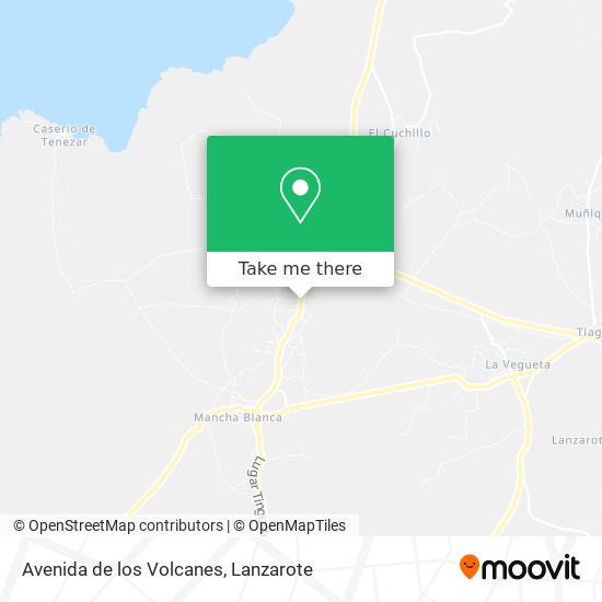 Avenida de los Volcanes map