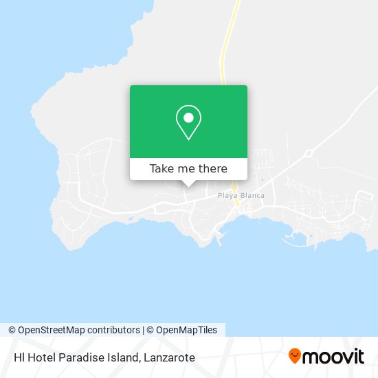 Hl Hotel Paradise Island map