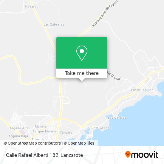 Calle Rafael Alberti 182 map