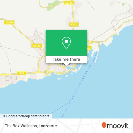 The Box Wellness map